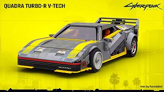 LEGO Quadra: la MOC dell’auto icona di Cyberpunk 2077