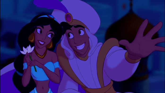Aladdin, 15 scene d'amore film più belle