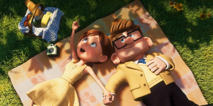 Up, 15 scene d'amore film più belle