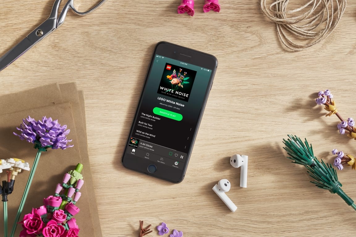 LEGO White Noise, la playlist creata per rilassare la mente