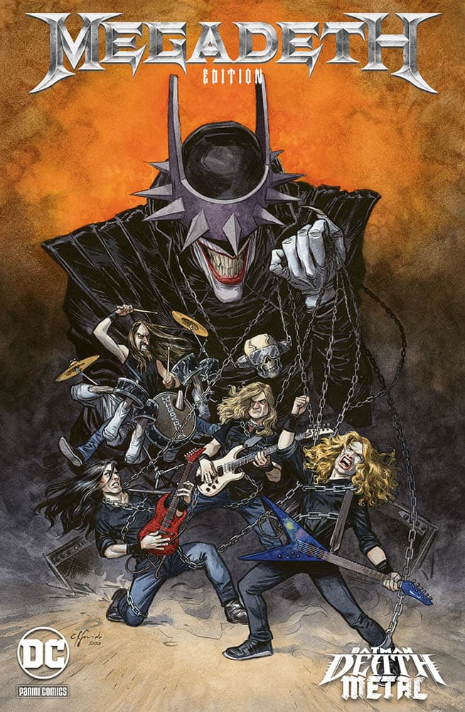 Batman: Death Metal: le variant cover dedicate alle band metal