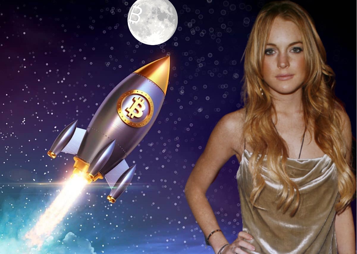 Lindsay Lohan: “Bitcoin to the Moon”, ma poi fa la marchetta ad Ethereum
