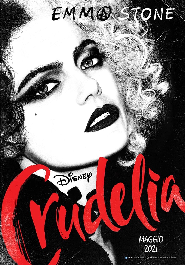 Crudelia: il nuovo poster del live action con Emma Stone, domani il trailer