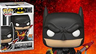 Batman: il Funko POP! di Death Metal con il cavaliere oscuro che suona la chitarra