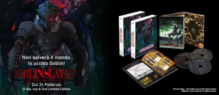 Goblin slayer: la prima serie dell'anime arriva in Home Video Limited Edition