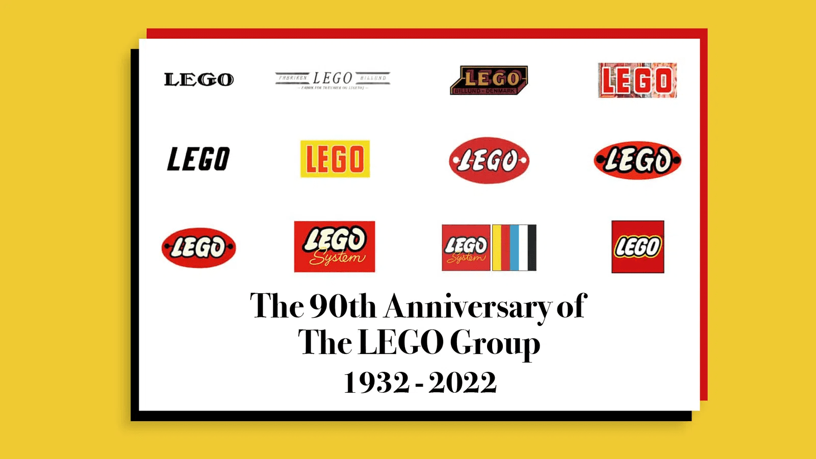 I 90 anni di LEGO