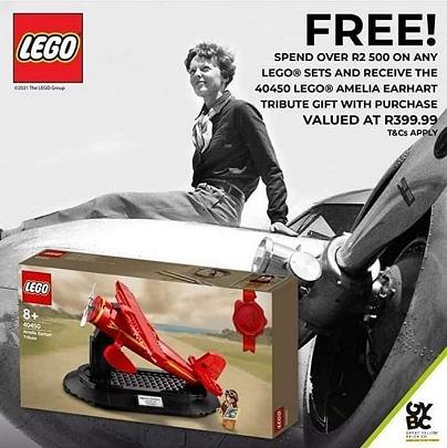 LEGO Amelia Earhart Tribute