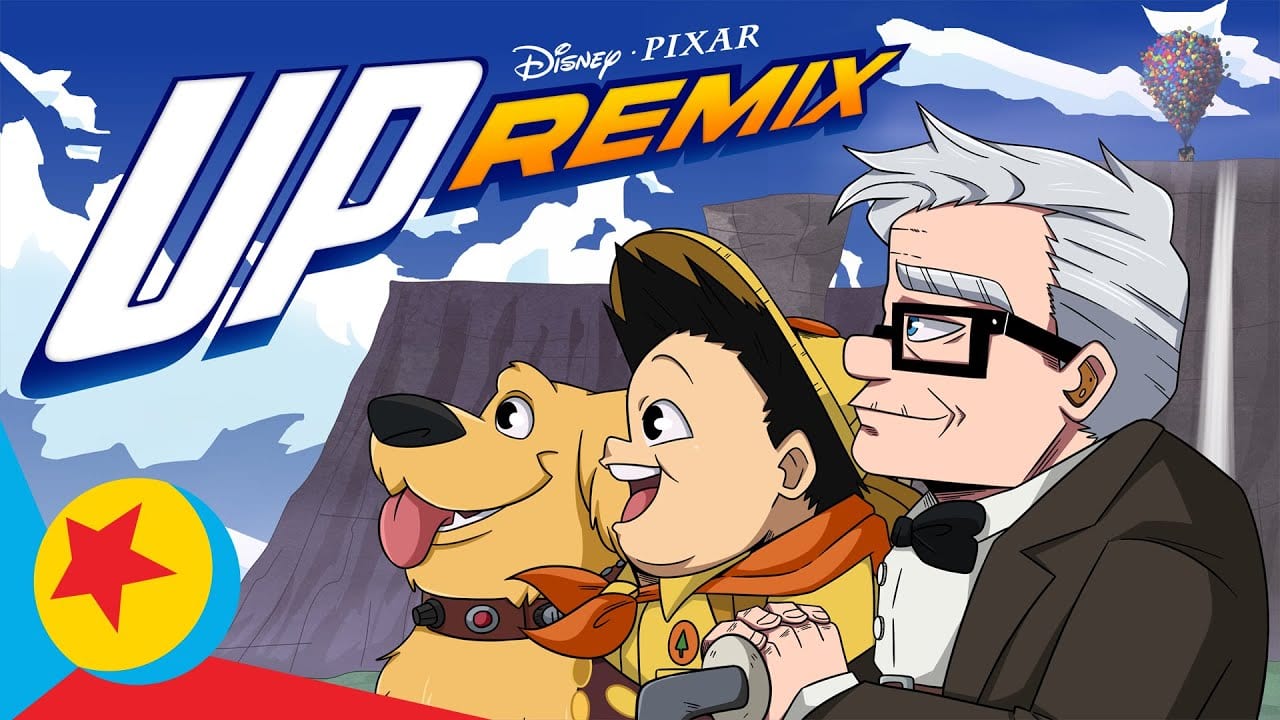 Pixar Remix: lo studio realizza un video con una versione anime di Up