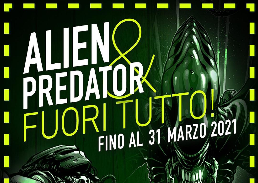 Alien e Predator: SaldaPress lancia una promo valida fino al 31 marzo