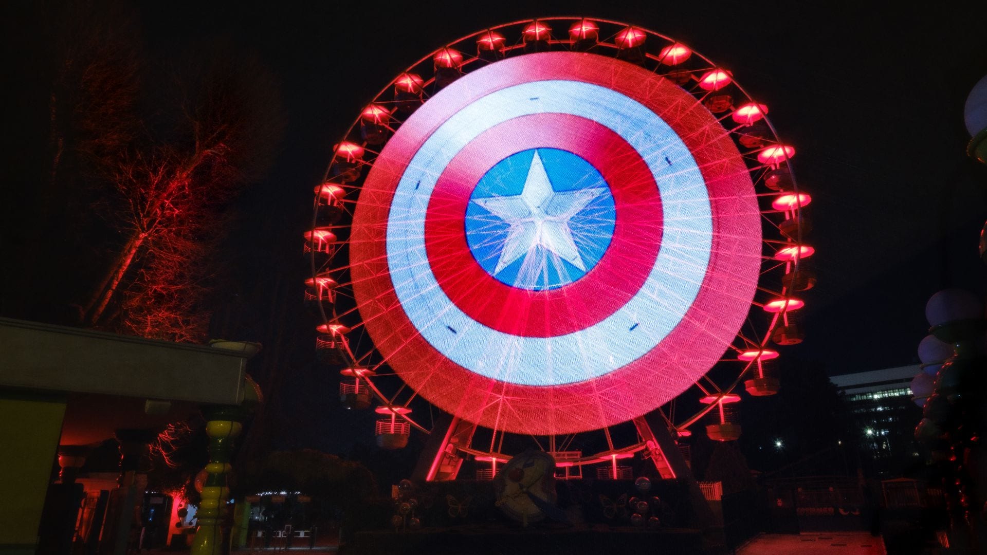 The Falcon and the Winter Soldier: lo scudo gigante a Roma