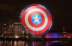 The Falcon & Winter Soldier: il London Eye come scudo di Captain America