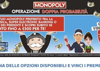 Monopoly Doppia Probabilità: il gioco da tavola ti premia, l'iniziativa a sostegno delle PMI italiane