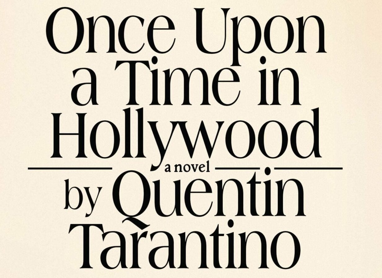 C’era una volta a…Hollywood: cover e uscita del romanzo