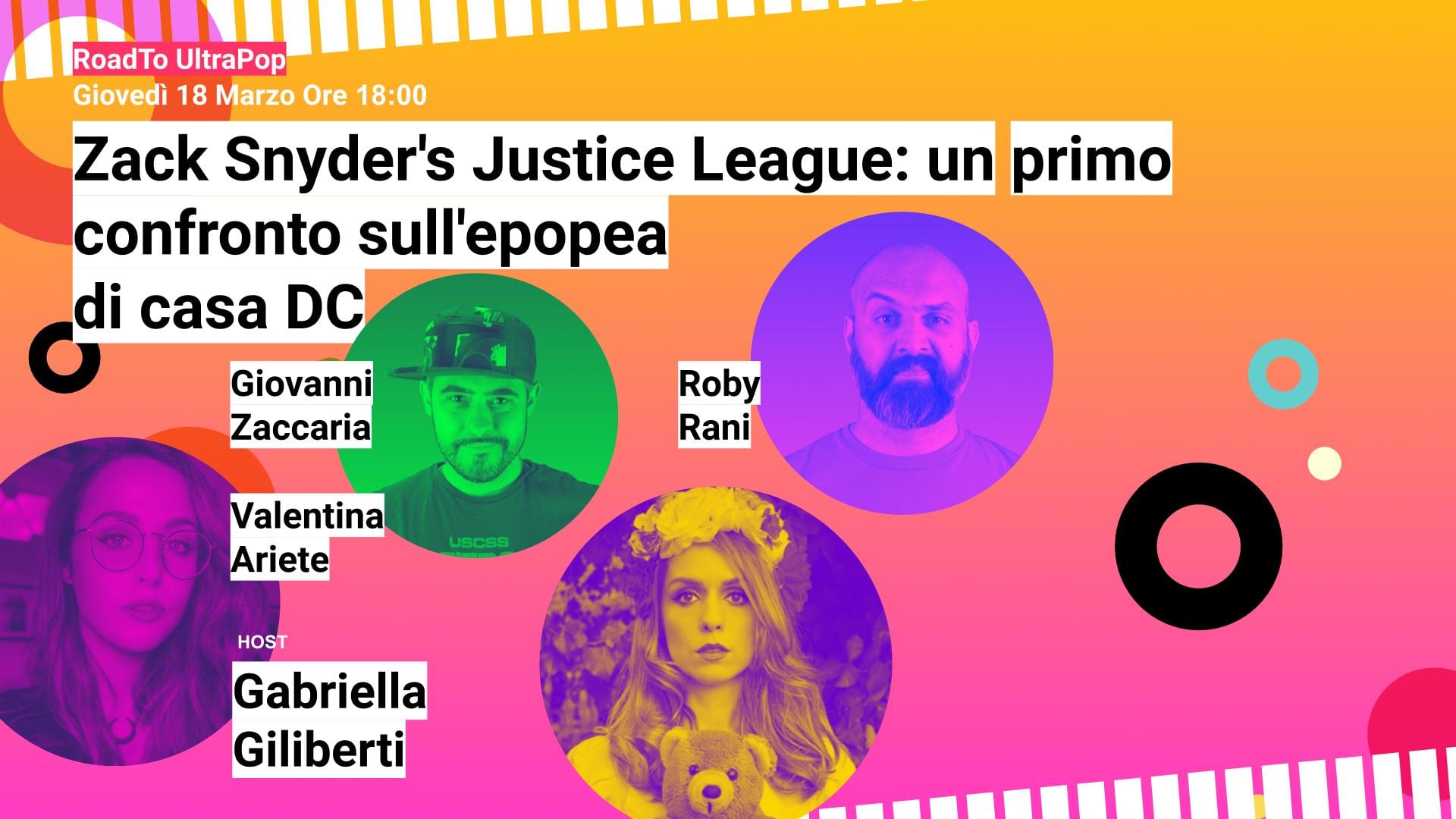 Zack Snyder’s Justice League: un primo confronto sull’epopea di casa DC – Road to UltraPop Festival