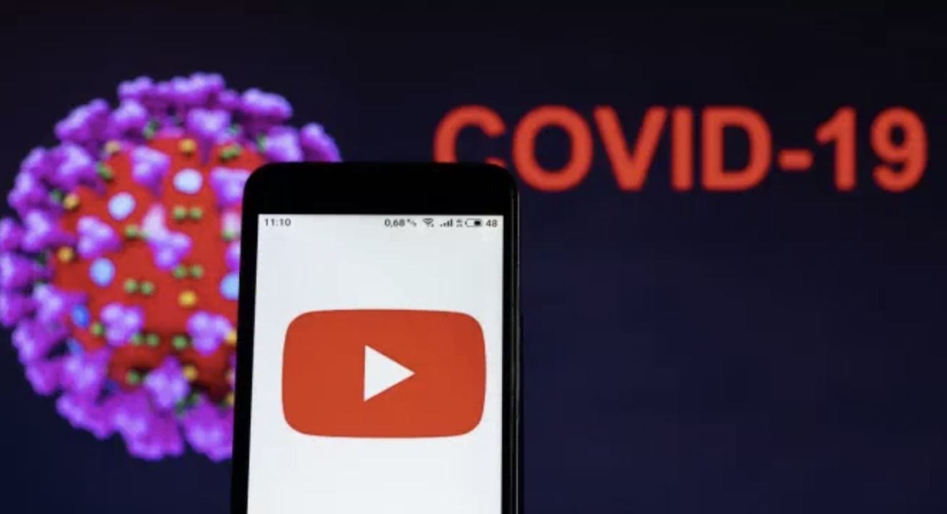 YouTube ha rimosso oltre 1 milione di video di disinformazione sul Covid-19