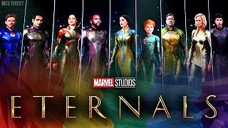 Eternals: le magliette ufficiali mostrano i Devianti e i Celestiali del film Marvel