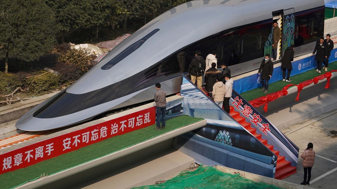 La Cina ha presentato un treno maglev da 620Km/h: “operativo nei prossimi anni”