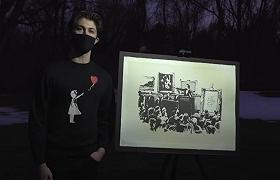 NFT, una stampa di Banksy è stata data alle fiamme per fomentare il mercato digitale
