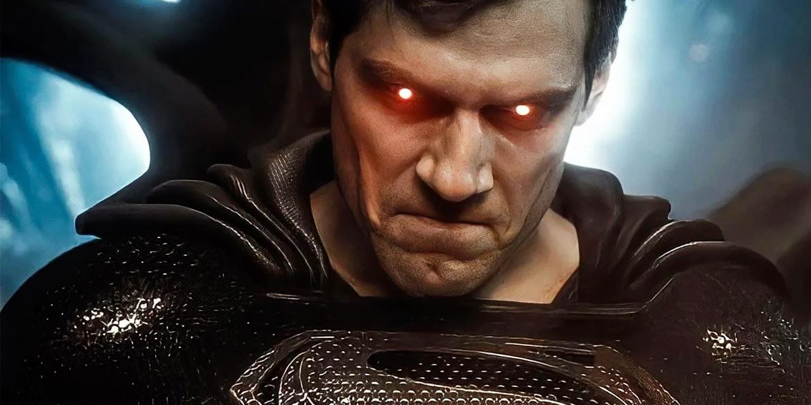 recensione di Zack Snyder's Justice League - superman nero