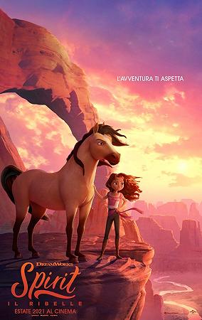 Spirit - Il Ribelle: il poster ufficiale del film d'animazione