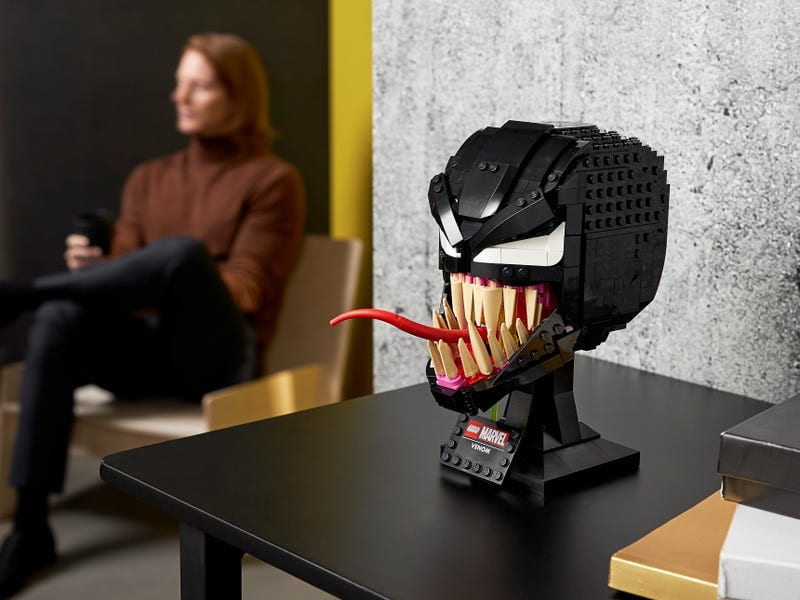 LEGO Venom: presentato ufficialmente il set raffigurante la testa del simbionte nero