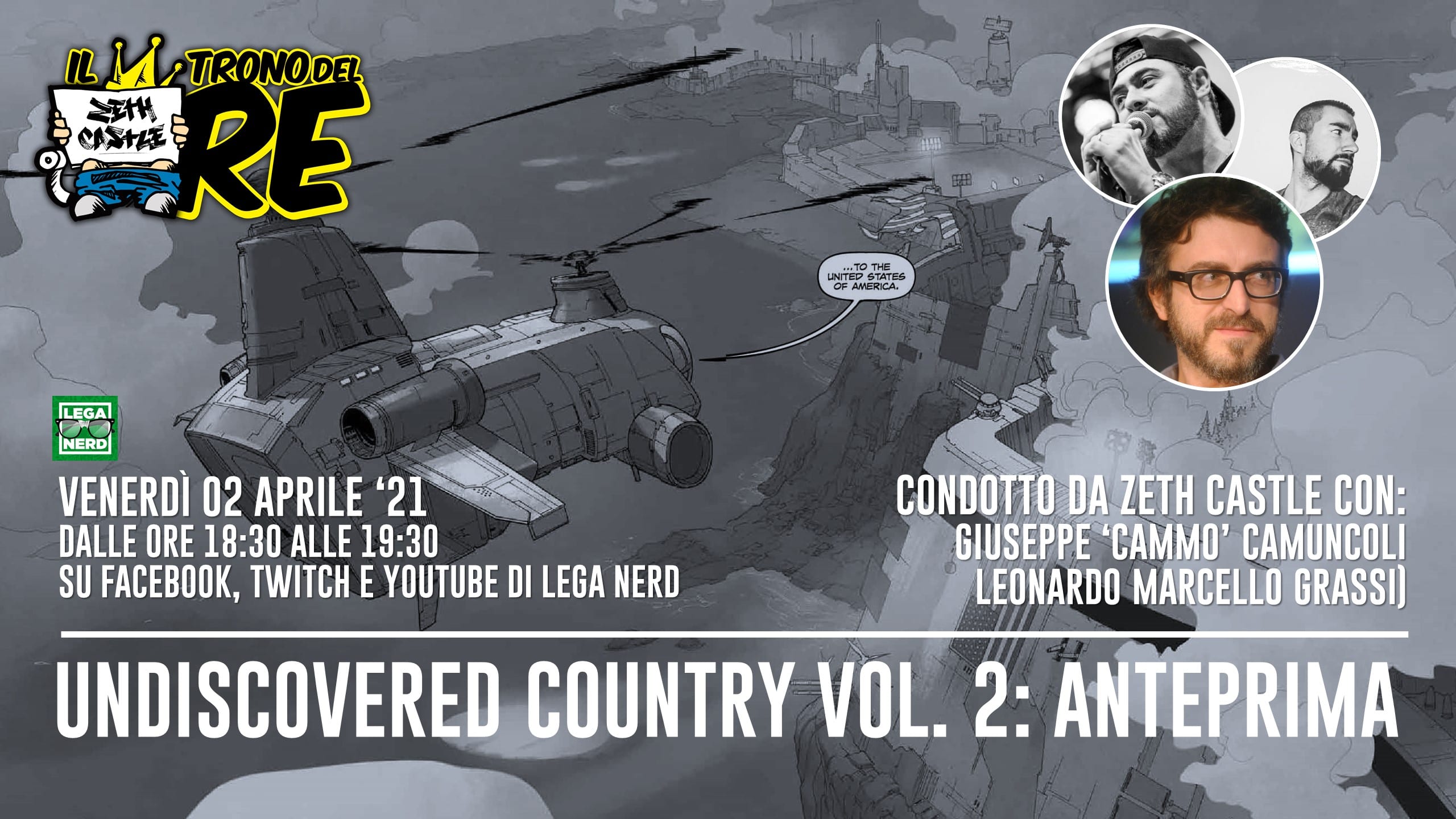 Il Trono del Re: Undiscovered Country Vol. 2 con G. Camuncoli, L. M. Grassi