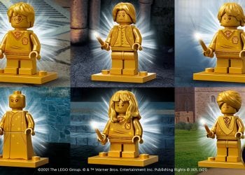 LEGO Harry Potter: svelate le sei minifigure dorate per l'anniversario