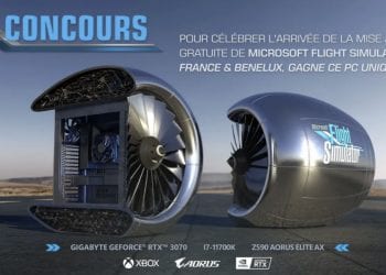 Microsoft Flight Simulator e il contest per vincere un desktop da gaming unico nel suo genere