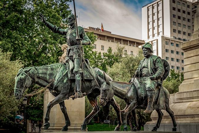 don quijote scultura