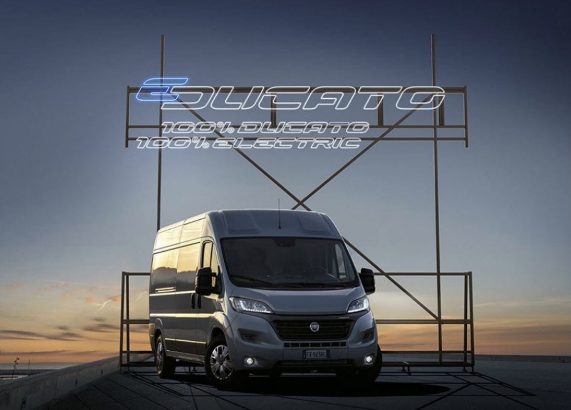 Fiat E-Ducato: il furgone elettrico da 280Km di autonomia