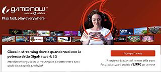 Vodafone GameNow: il servizio per giocare in streaming usando il 5G