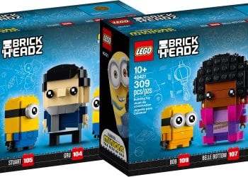 LEGO Minions: ufficiali i due set BrickHeadz dedicati al film The Rise of Gru