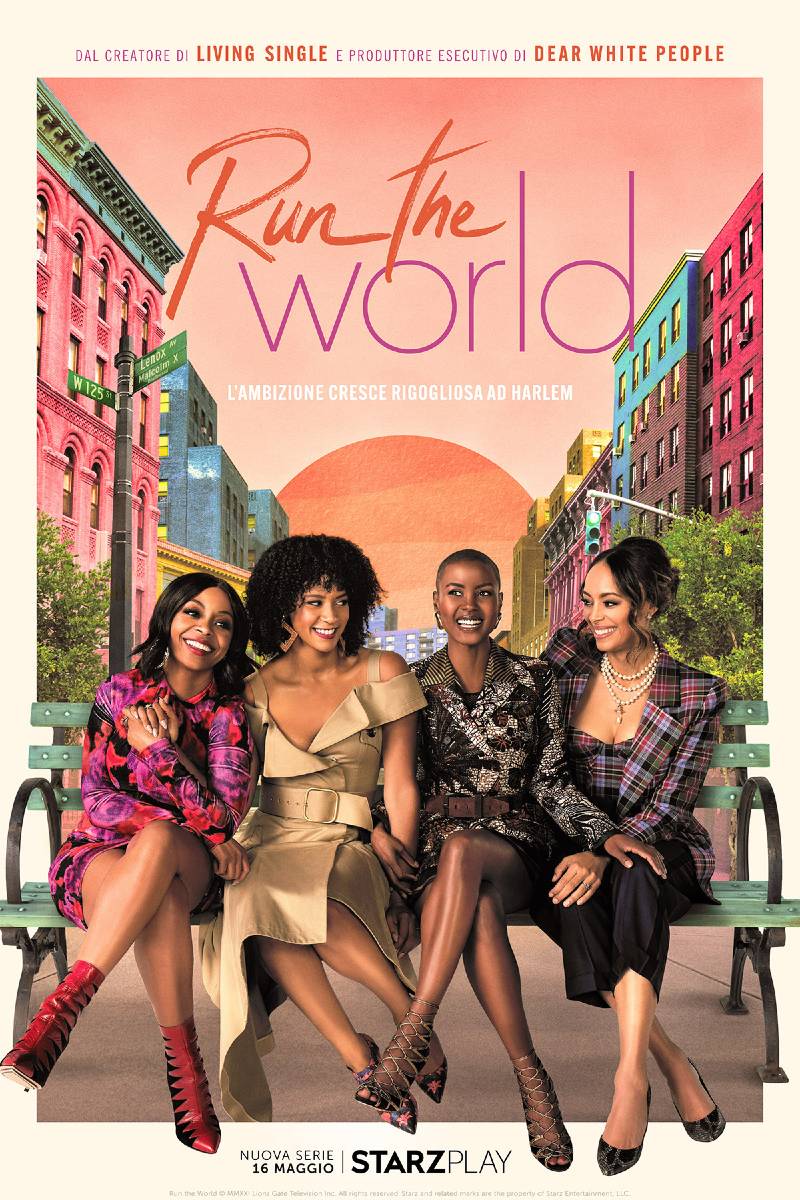 Il poster di Run the World.