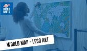 LEGO World Map, il nuovo set del planisfero mondiale LEGO Art