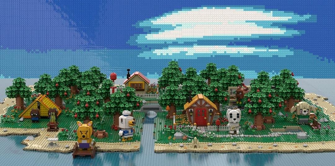 Animal Crossing: New Horizons diventa un Diorama LEGO