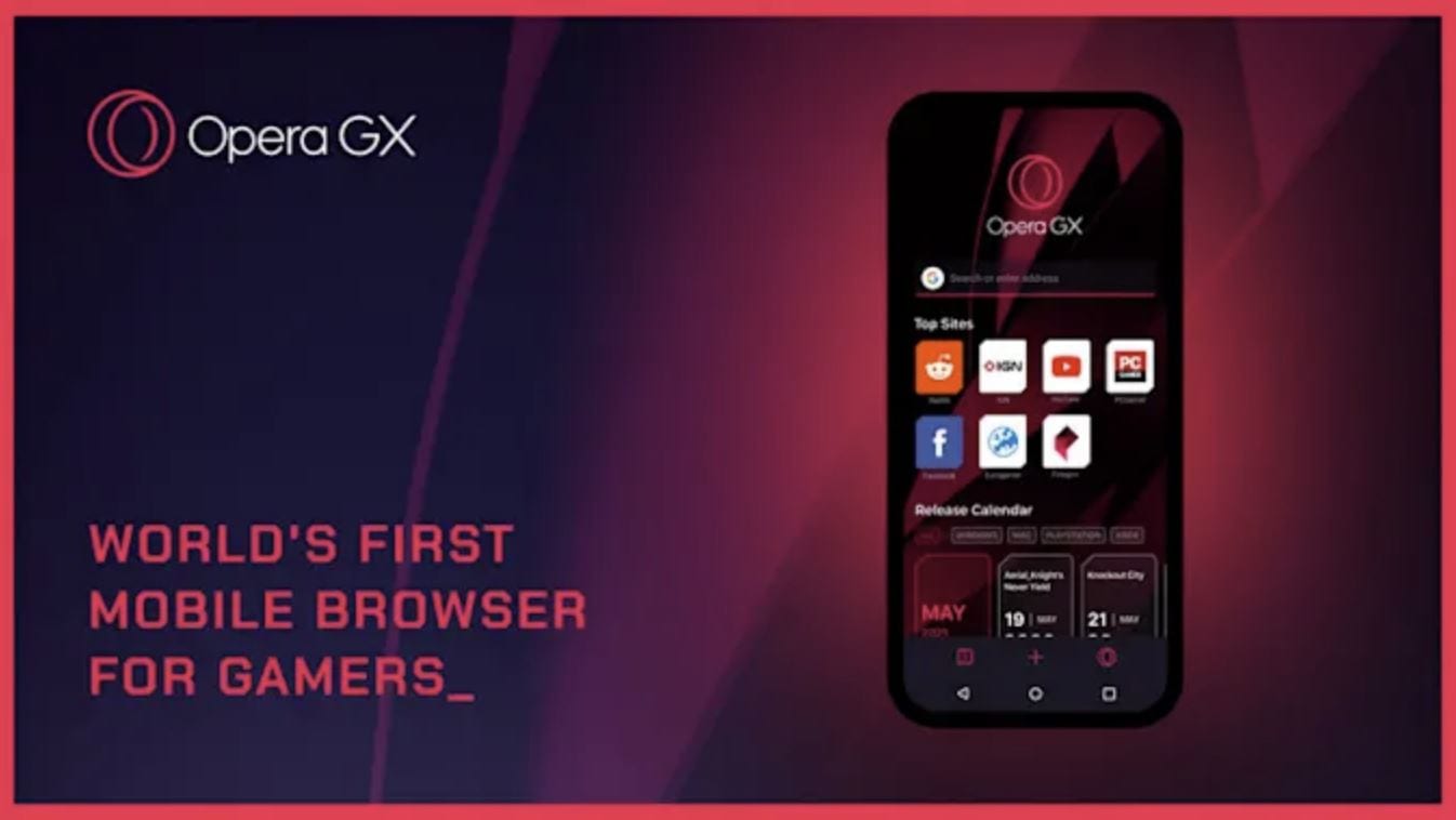 Opera GX: arriva anche su smartphone il browser da gaming