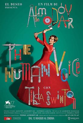 Il poster di The Human Voice, cortometraggio di Pedro Almodóvar