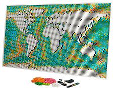 LEGO World Map: annunciato ufficialmente il nuovo set della linea LEGO Art