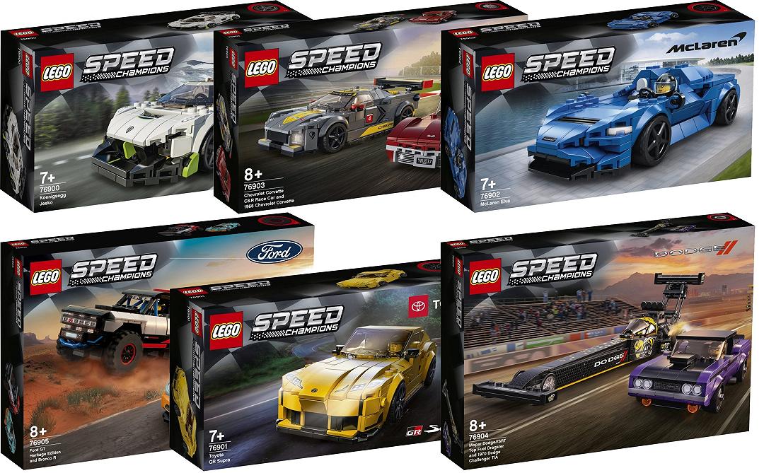 LEGO Speed Champions, svelati i nuovi set set automobilistici per il 2021