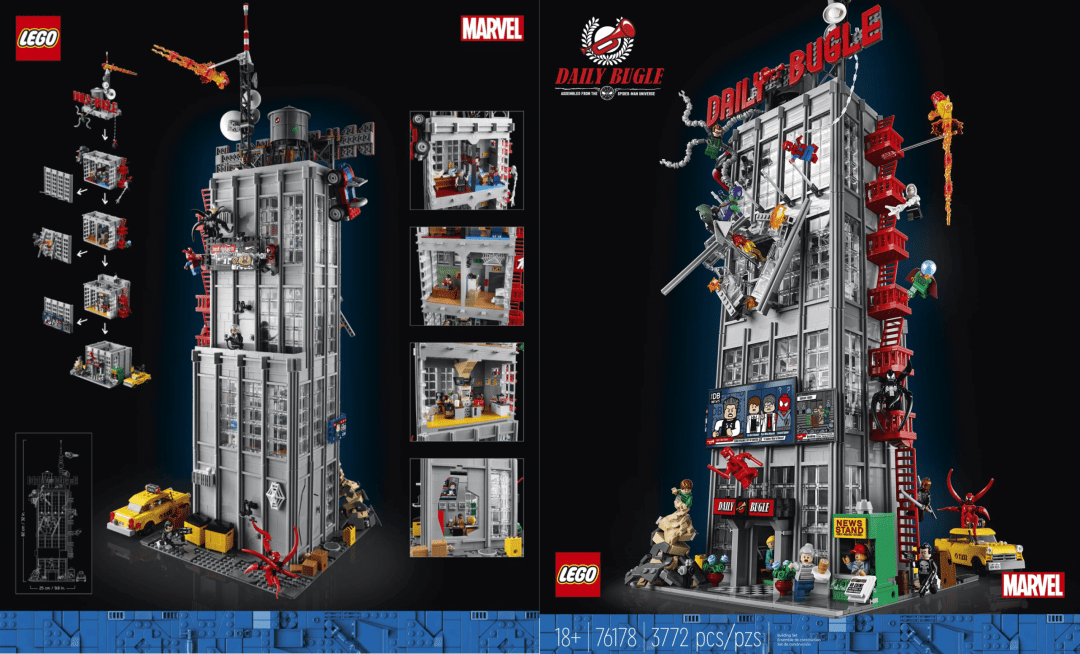 LEGO Daily Bugle: annunciato il set 76178 dedicato all’iconico edificio di Spider-Man