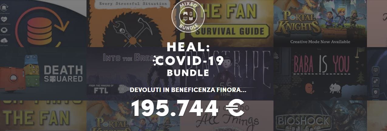 Humble Bundle Heal Covid-19 : oltre 30 contenuti per combattere la pandemia in India e Brasile