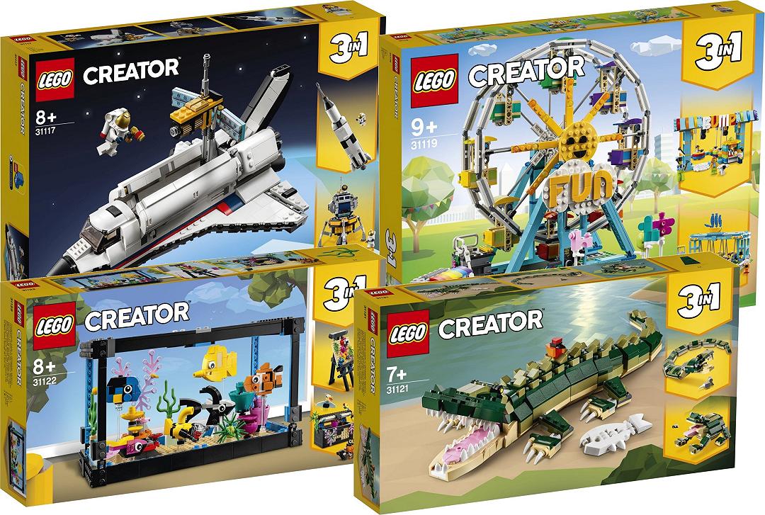 LEGO Creator 3in1, altre immagini dei nuovi set in arrivo per l’estate 2021