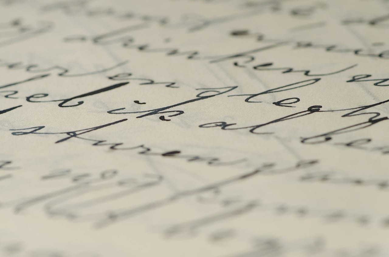 lettere calligrafiche