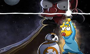 I Simpson: su Disney+ il cortometraggio dedicato a Star Wars