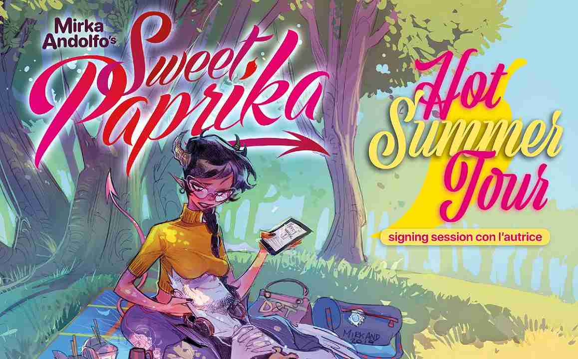 Sweet Paprika: Mirka Andolfo in tour per autografare il fumetto