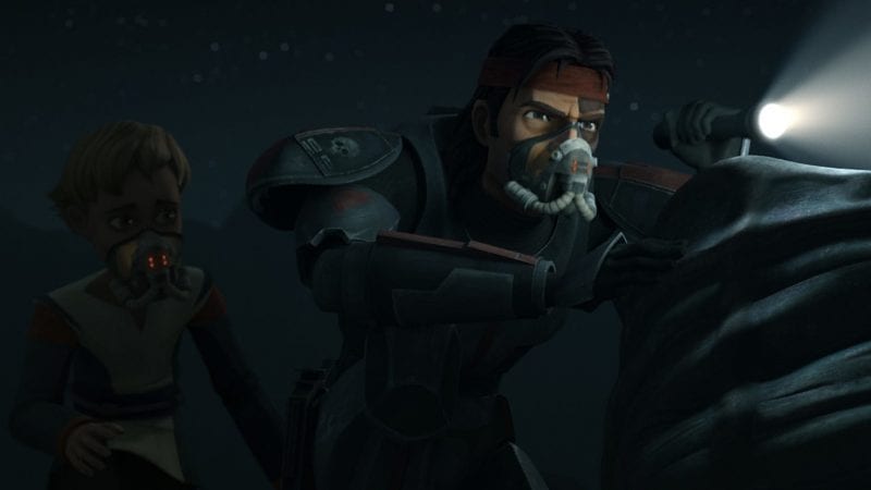 Star Wars The bad batch Hunter e Omega 1x03