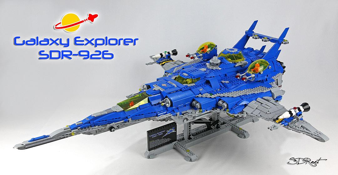 LEGO Galaxy Explorer SDR-926: presentata ufficialmente la MOC Classic Space di Sandro Damiano