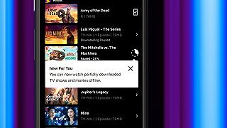 Netflix abilita la riproduzione dei download in corso su Android