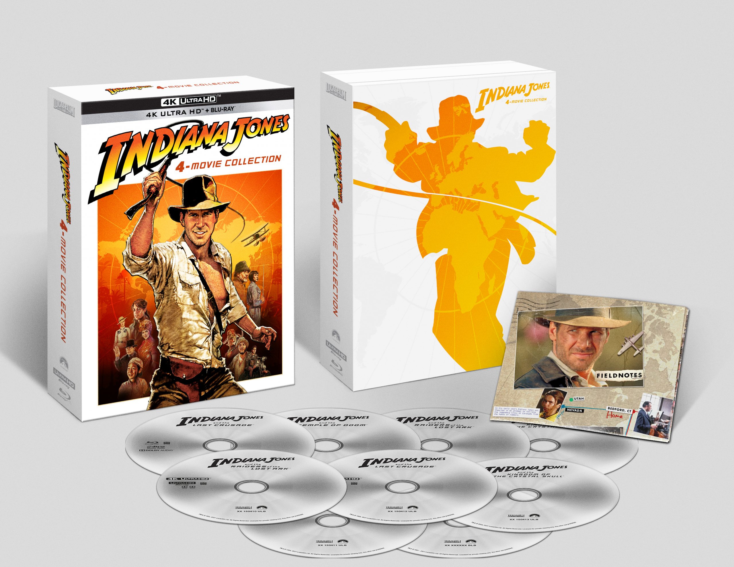 Indiana Jones 4-Movie Collection: il cofanetto 4K Ultra HD per festeggiare i 40 anni