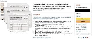 Amazon, Etsy vendevano certificati di vaccinazione contraffatti